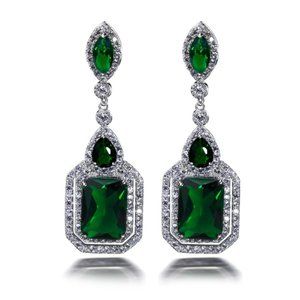 Emerald Ear Studs Earring